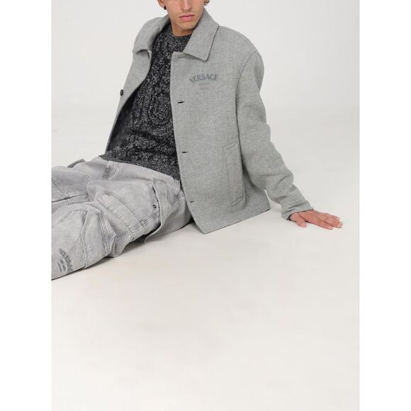 Versace Jacket Men Grey - Picture 2 of 4
